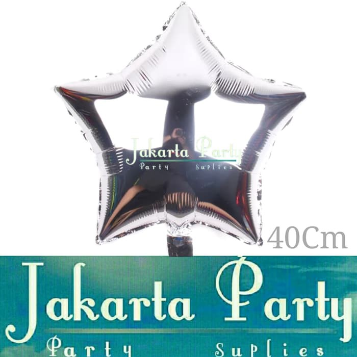 Balon Foil Star Silver