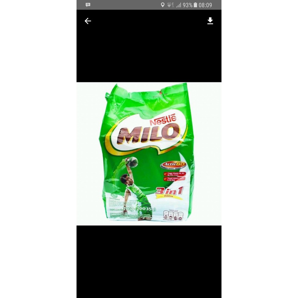 

Dijual Milo 3 in 1 20 sachet x 35 gram Limited