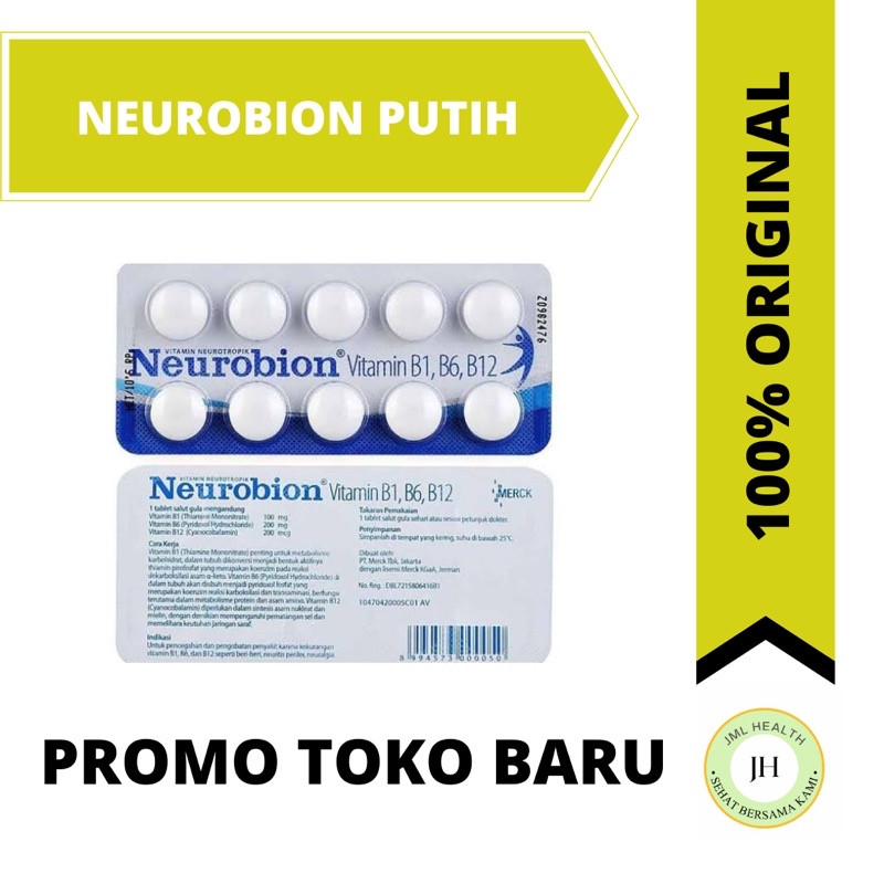 neurobion putih - vitamin neurotropik
