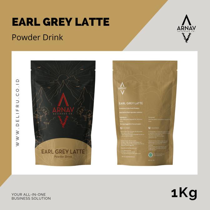 

[COD] Arnav Powder Drink Earl Grey Latte - Bubuk Minuman Earl Grey Susu 1 Kg [COD]