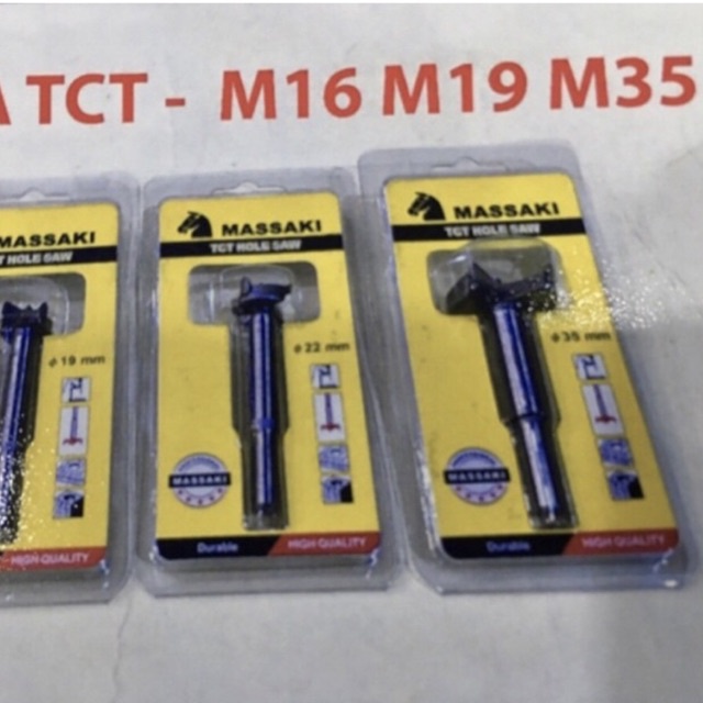 MASSAKI TCT mata bor lubang kunci laci lemari 19mm 22mm 35mm FORSTNER BITS HINGE BORING DRILL BITS m