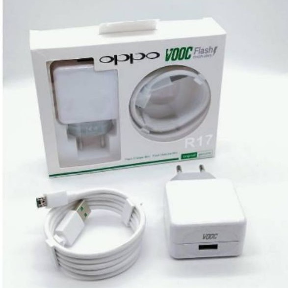 CHARGER/TC OPPO SUPER VOOC R17 MICRO USB FAST CHARGING ORIGINAL OPPO CAS CASAN