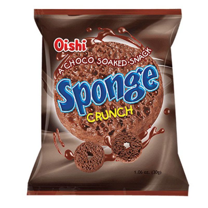 

Oishi Sponge Crunch Rasa Coklat 12gr x 10pcs