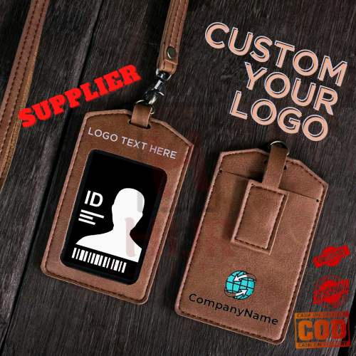 

LANYARD NAME TAG ID CARD HOLDER KULIT PU PREMIUM NAME TAG LANYARD TALI KULIT ID CARD HOLDER CUTOM NAME TAG CUSTOM CETAK NAMA DAN LOGO ID CARD CUSTOM NAME TAG CUSTOM