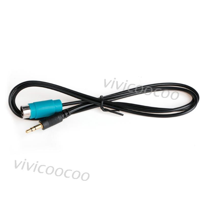 Vivi Alpine Kce-236B Adapter Audio Mp3 Player Full Speed Dengan Jack Aux 3.5mm Untuk Ipod Mp3 Psp