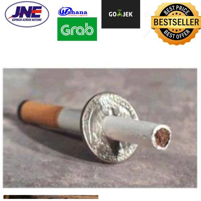 TERLARI5 alat sulap - coin trough cigarate (coin rupiah)