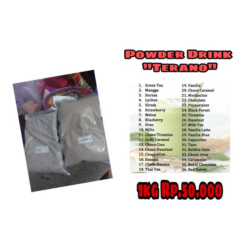 

Powder Drink Terano 1kg
