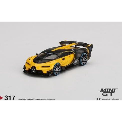 Mini GT 317 Bugatti Vision Gran Turismo Yellow