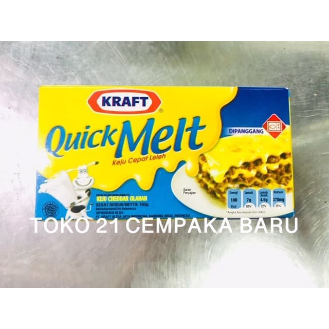 Jual Kraft QUICK MELT Keju Batang 165 Gram | Keju Kraft Melted Leleh ...