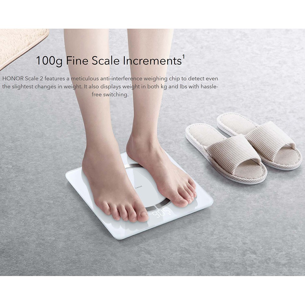 HONOR Smart Body Scale 2 Timbangan Badan Digital dengan Bluetooth