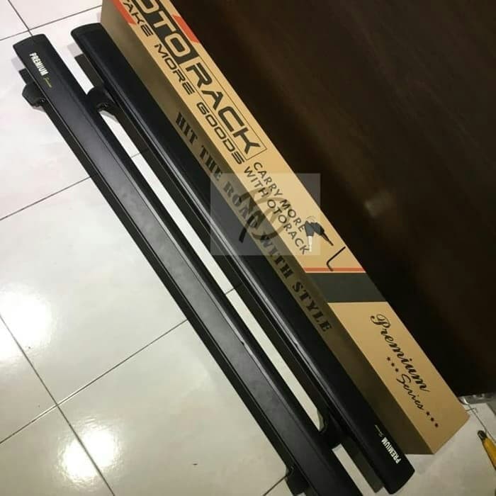 cross bar premium kaki rak jepit roof rail khusus mobil all new rush