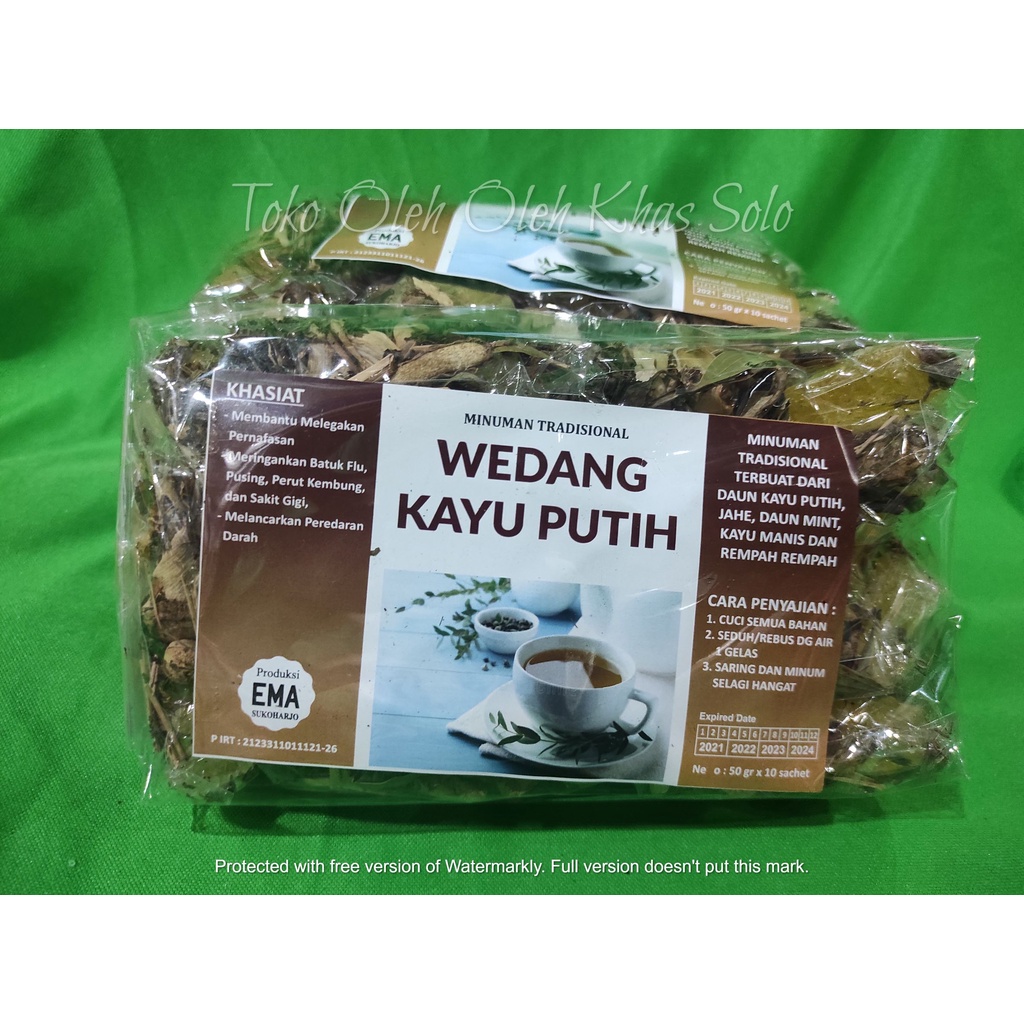 

WEDANG DAUN KAYU PUTIH KHAS SOLO