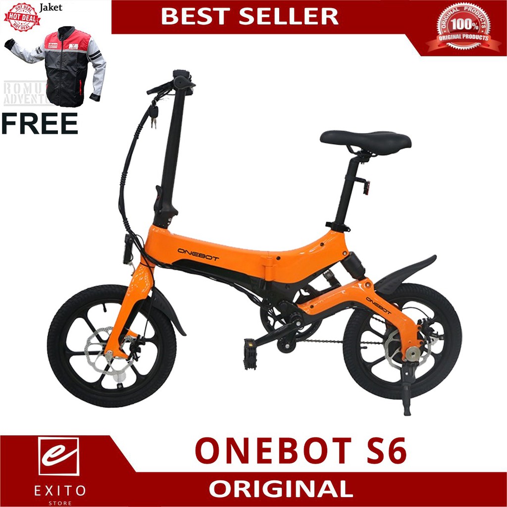 Sepeda lipat listrik Onebot S6