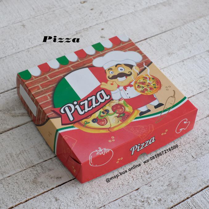 

Buruan Serbu] 50Pcs Dus Pizza Small Kotak Pizza 22X22