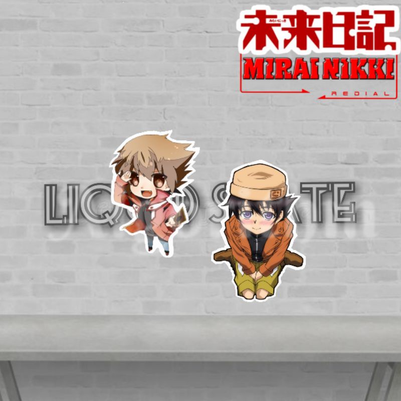

Stiker Custom Anime - Yukiteru Amano Mirai Nikki Stiker Custom Vinyl