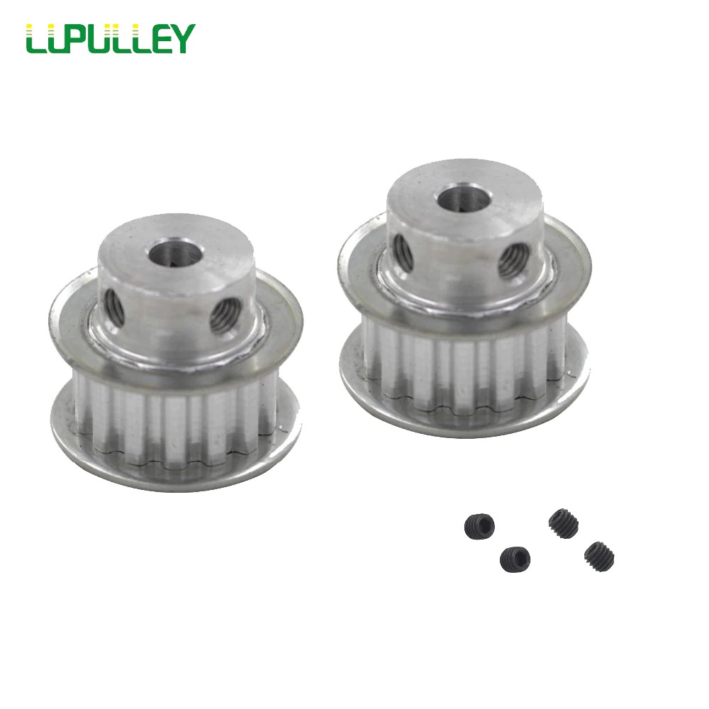 LUPULLEY 2pcs XL 15T Teeth Timing Pulley Bore 4/5/6/6.35/7/8/10/12mm Stepper Motor Pulley Belt