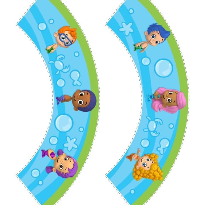 

Cupcake Wrapper Bubble Guppies