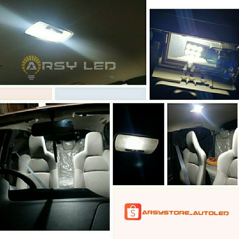 Lampu LED T10 Plafon Kabin Mobil Honda Brio Mobilio BRV 3030 12 Extrime