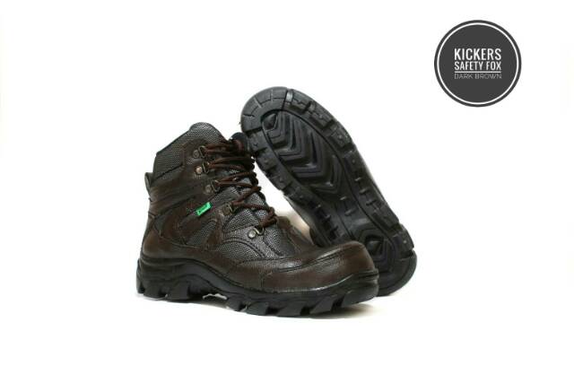 SEPATU SAFETY SEMI BOOTS KICKERS PRIA KULIT BOOT SAVETY BUT SEPTI SEVTI