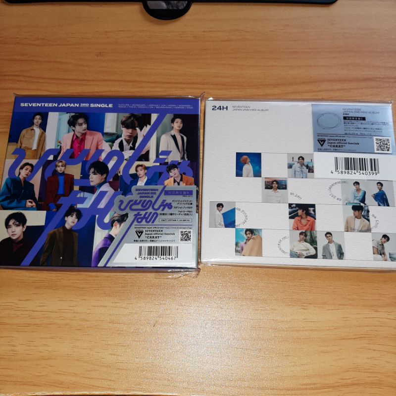 seventeen album only hitorijanai hitori janai hitjan limited b - 24h lim c album jepang jp 24 h