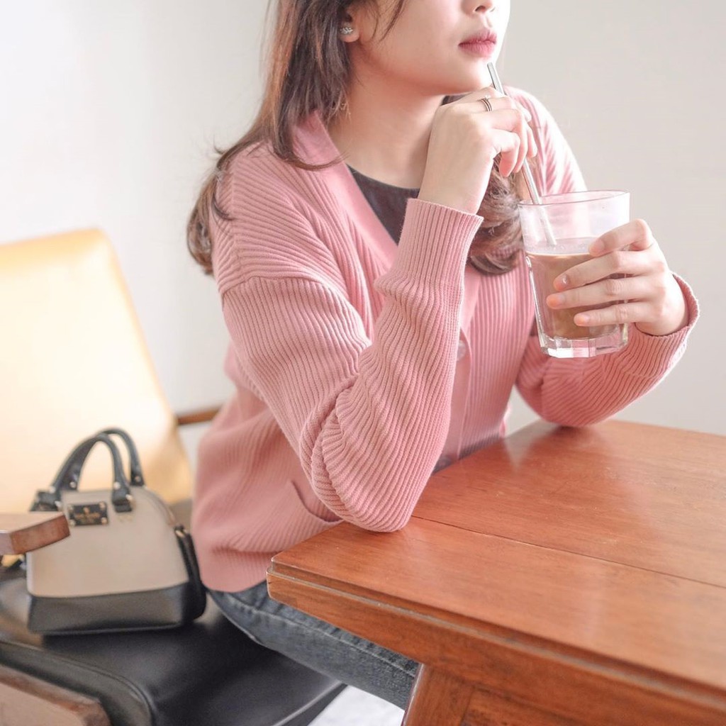 CARDY RINGGO  - CARDI PULL BEAR - LAVELLA CARDIGAN-8
