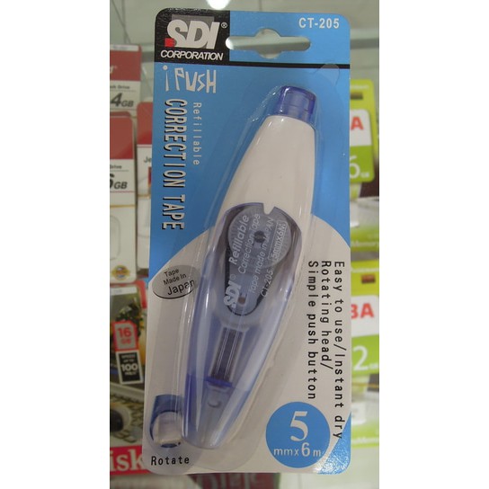 

Correction Tape/ Tip Ex Kertas SDI CT-205