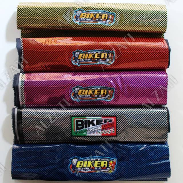 Kulit Jok Motor Biker Carbon Universal MIO VARIO BEAT SATRIA VIXION