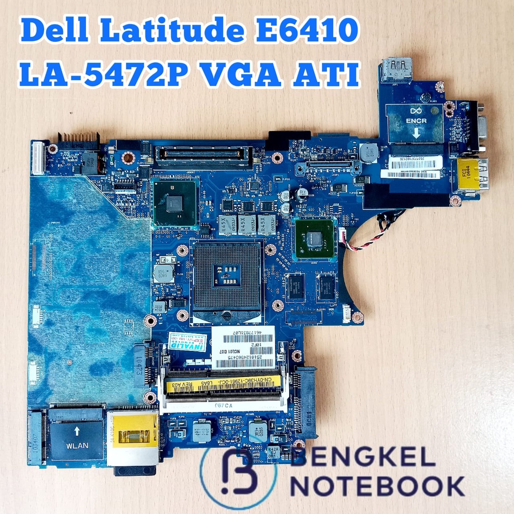 Motherboard Dell Latitude E6410 LA-5472P Core i3 i5 HM55 VGA Nvidia