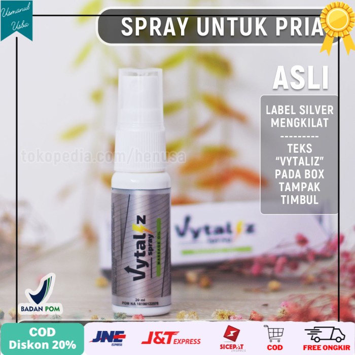 

❤COD❤ OBAT VYTALIZ KUAT PRIA TAHAN LAMA OLES HERBAL BPOM ALAMI VTLZ