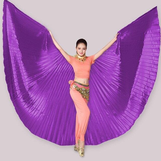 Sayap Malaikat Kerub Ungu Wings Angel Alat Tari Tamborin Gereja Belly Dance Cosplay Peri Bidadari