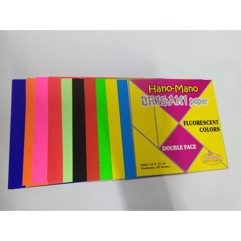 

ASTURO 12x12 DOUBLE FACE kertas ORIGAMI HANO MANO ISI 25 LEMBAR kertas lipat