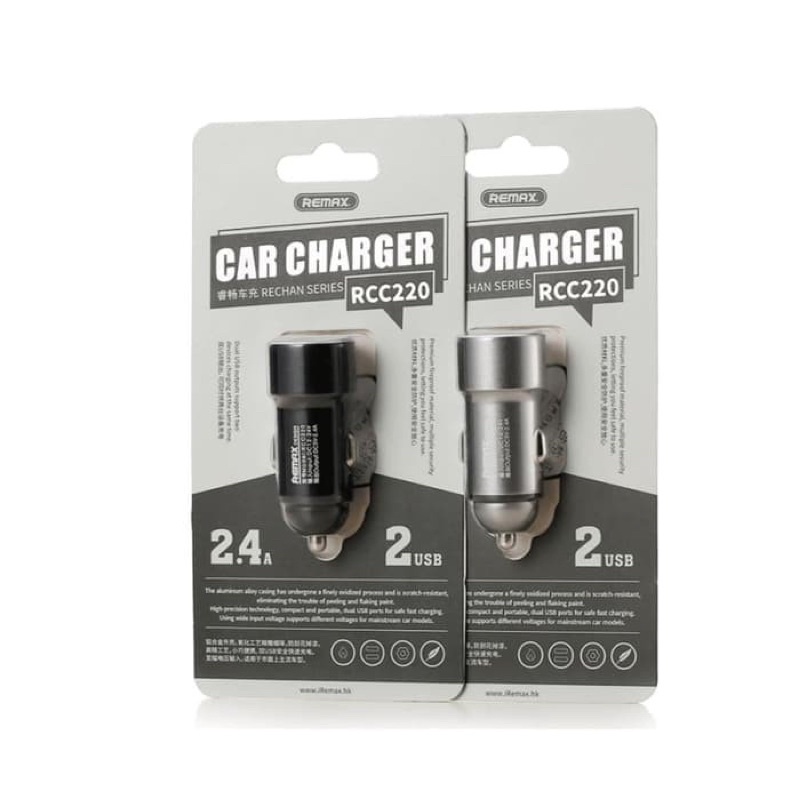 Charger mobil REMAX Rechan Series 2 USB 2.4A Car Charger RCC220