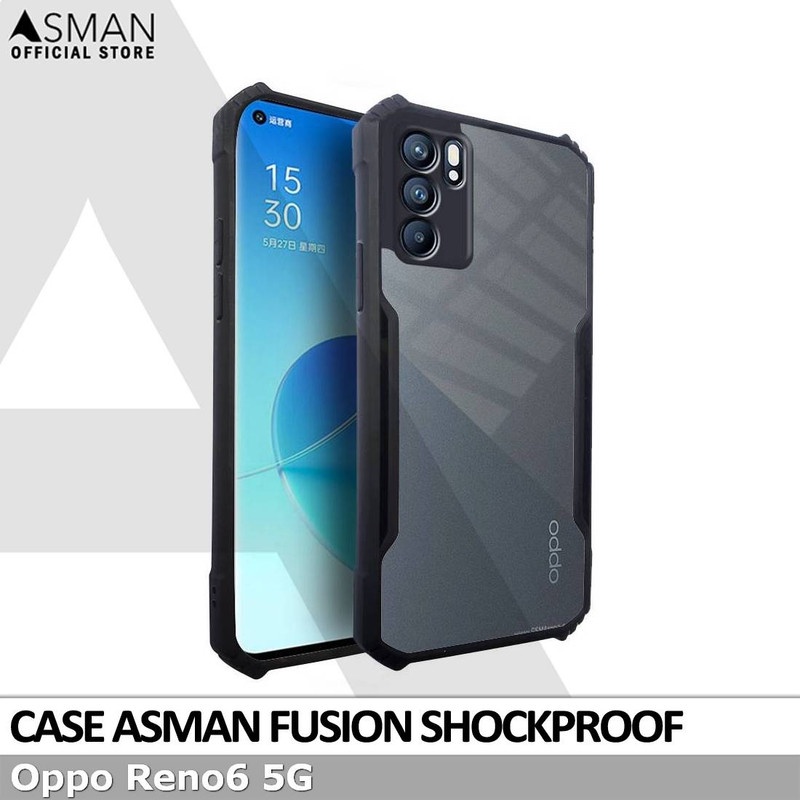 Asman Fusion Oppo Reno 6 5G Case Premium Amor Acrylic