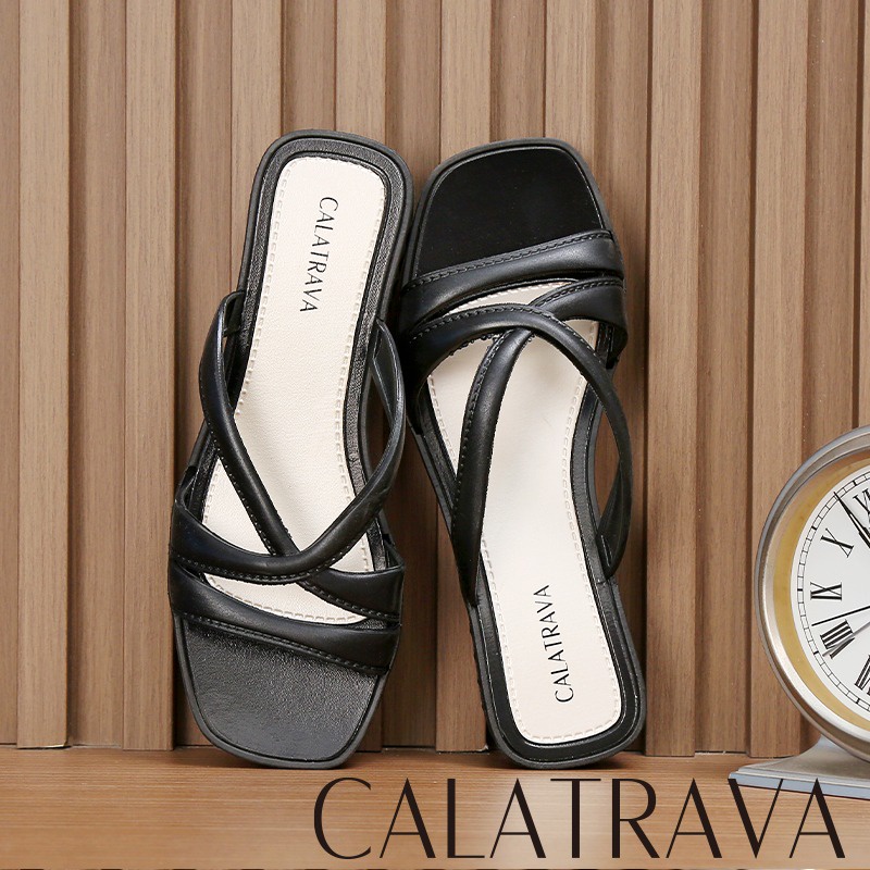 Sandal Wanita Wedges Jelly | Sendal Wedges Tali Hak Calatrava | 713-6