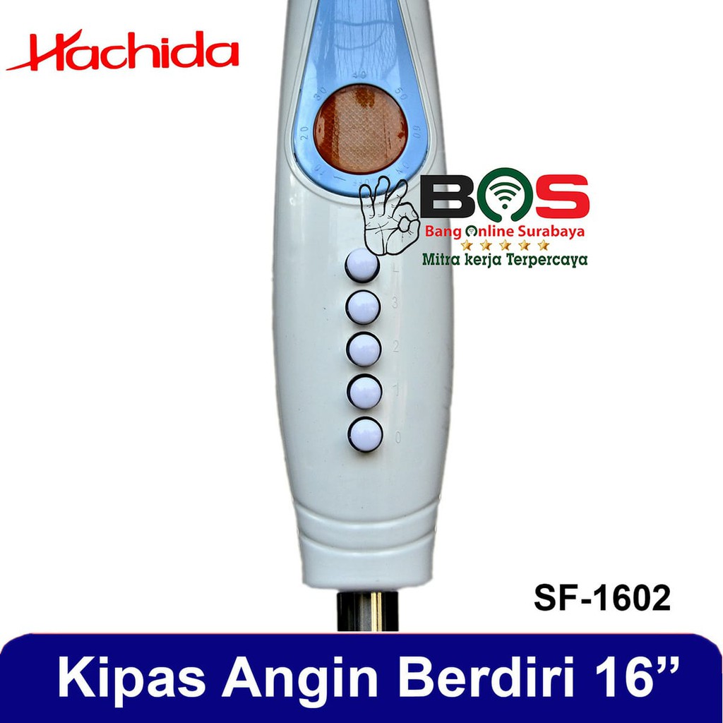 Hachida Kipas Angin Berdiri Kaki Bulat 16 Inch Hachida SF-1602