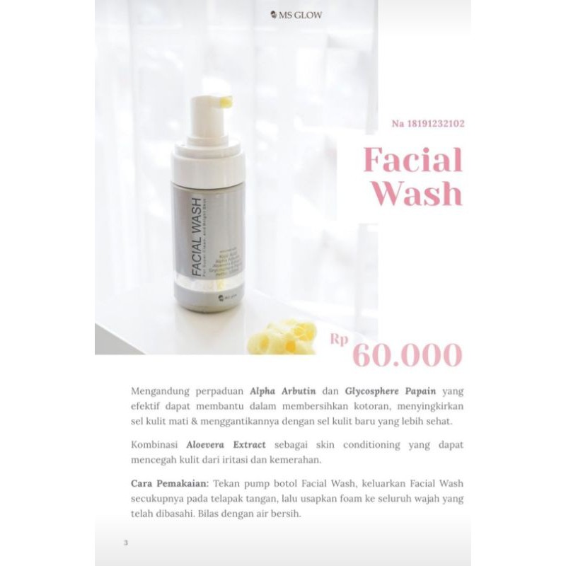 MS GLOW SABUN WAJAH