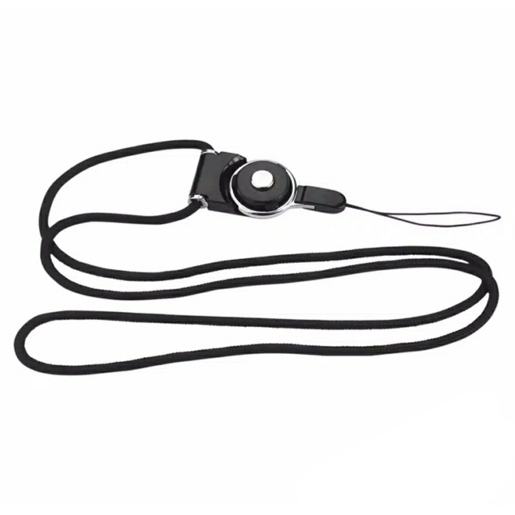 TALI HP GANTUNGAN HP LEHER HP PANJANG CUTE RUBBER  FLASHDISK OPPO SAMSUNG VIVO - TALI POLOS