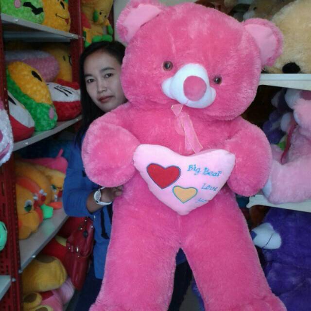 Boneka teddy bear / teddy / tedy / tedy bear love jumbo / besar
