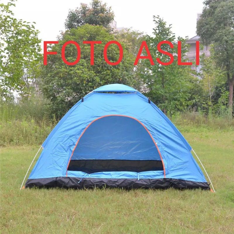 BS277 Tenda Camping 1-2 Orang Buka Otomatis Lipat Portable  Waterproof Anti Air Outdoor