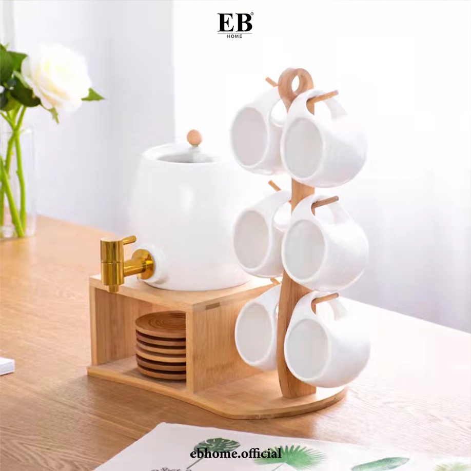 Water Jug Dispenser Keramik / Barrel / Dispenser Jus Set EB Home 234/1