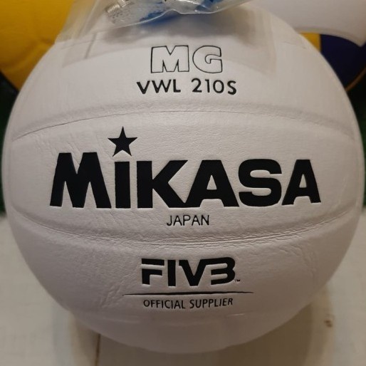 Bola Voli Mikasa Vwl210 Putih Original/ Made In Japan/ Profesional Termurah