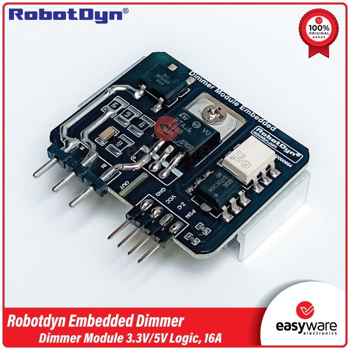 RobotDyn Embedded Dimmer Module, 3.3V/5V logic, 16A, 600V