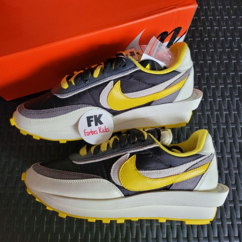 Nike LD Waffle Sacai Undercover Black Bright Citron || yellow royal