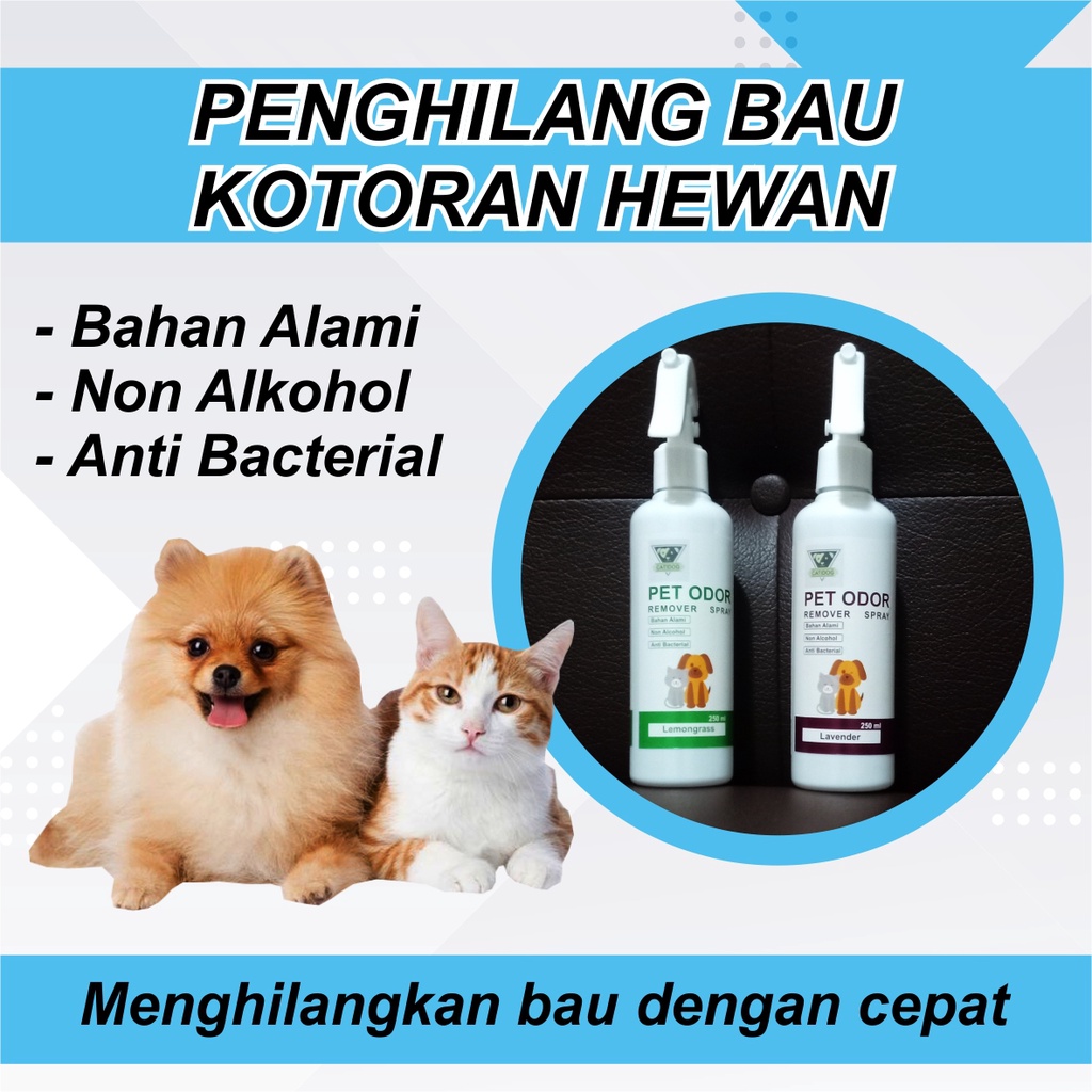 HARGA RESSELER 25 BOTOL - CATIDOG PET ODOR REMOVER Penghilang Bau Pesing / Pup Kotoran Pada Kandang