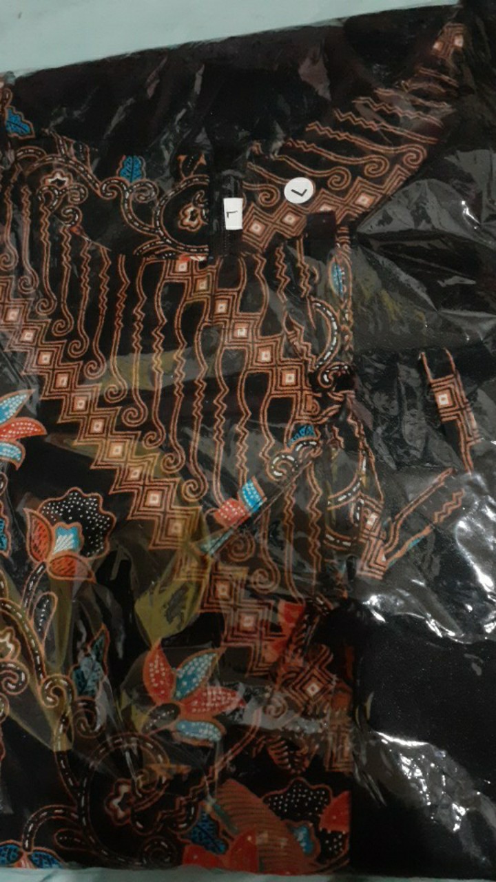 Batik Dolby Dolbi Dobby Doby Tenun Sutra Tulis Katun Atbm Baron Atasan Batik Wanita Sogan Srg308