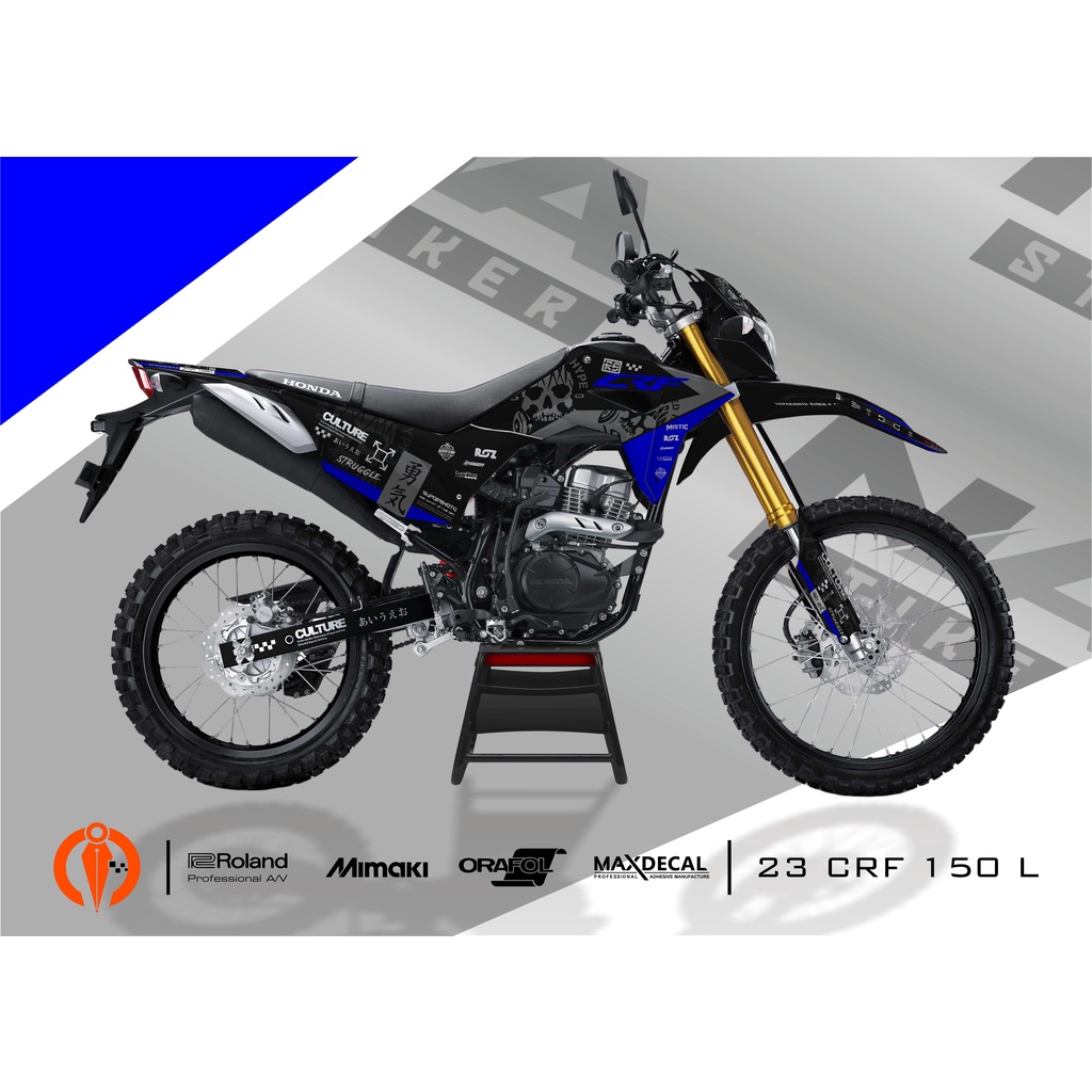 CUSTOM DECALS CRF, DTX , WR, CRF SUPERMOTO __ NASTIKER