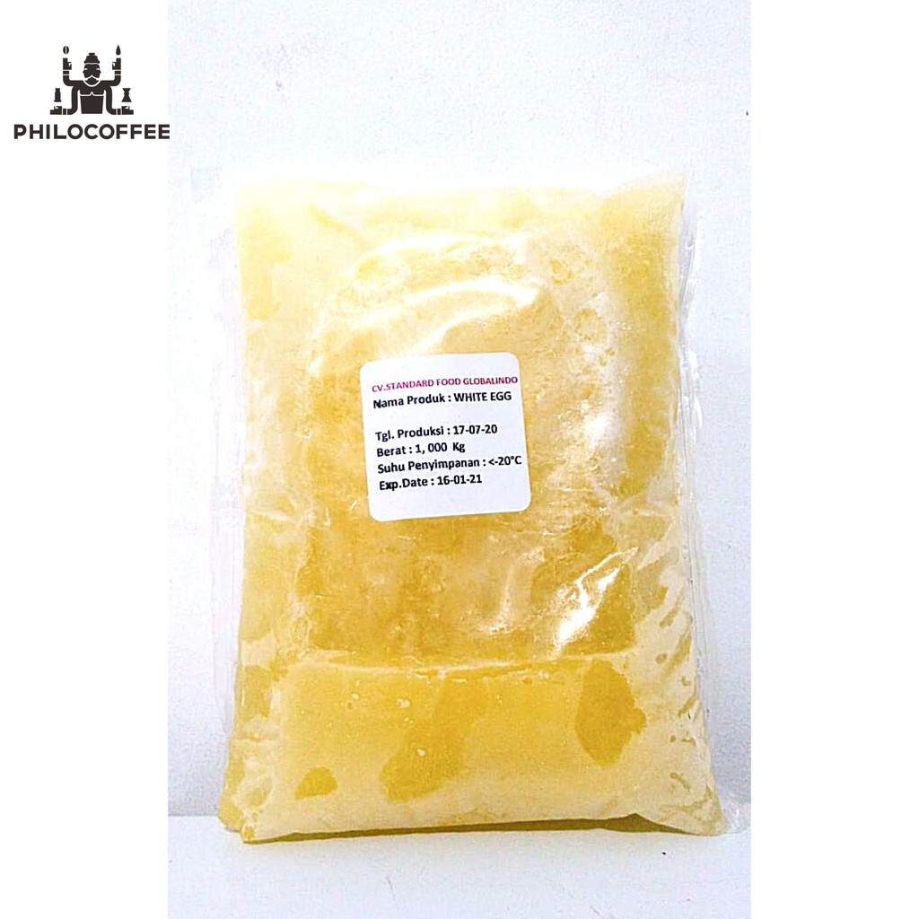 Putih Telur Pasteurisasi 1kg| Frozen Pasteurized Egg White