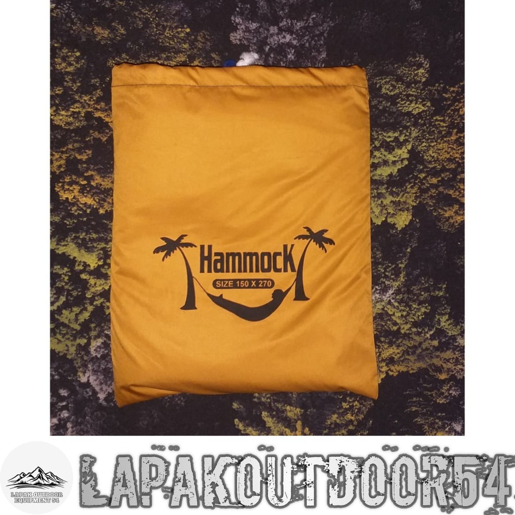 Hammock ayunan gantung DESPO Single ukuran 150 xcm x 270 cm hammock ayunan gunung