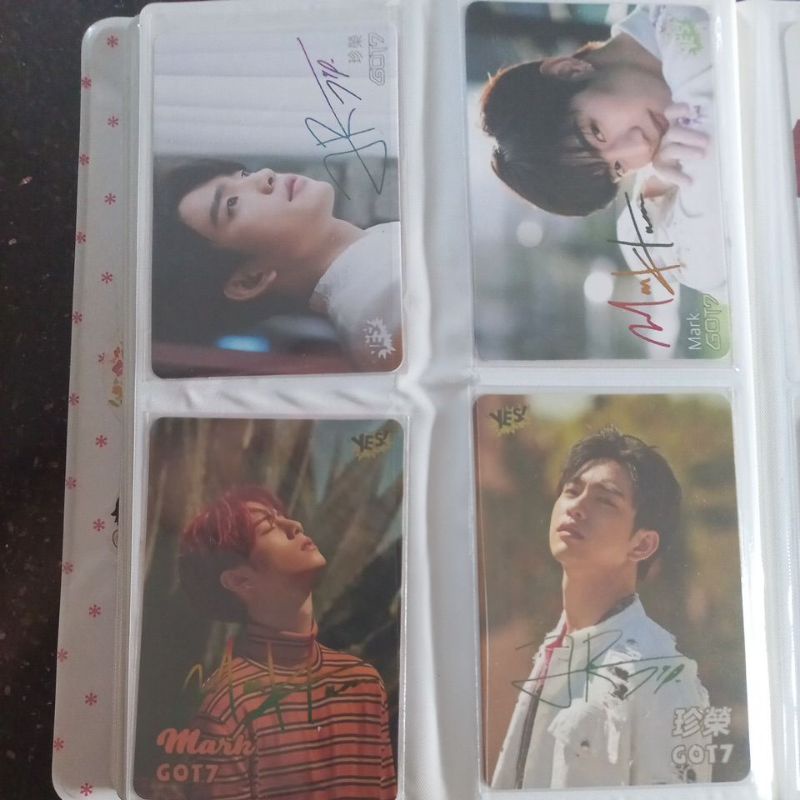 PHOTOCARD PC YES CARD Hongkong MARK JINYOUNG GOT7