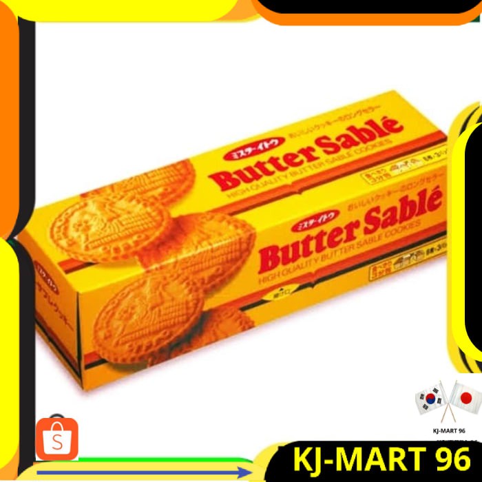 

MAKANAN JEPANG/JAPANESE FOOD/SNACK JEPANG MR ITO BUTTER SABLE COOKIES